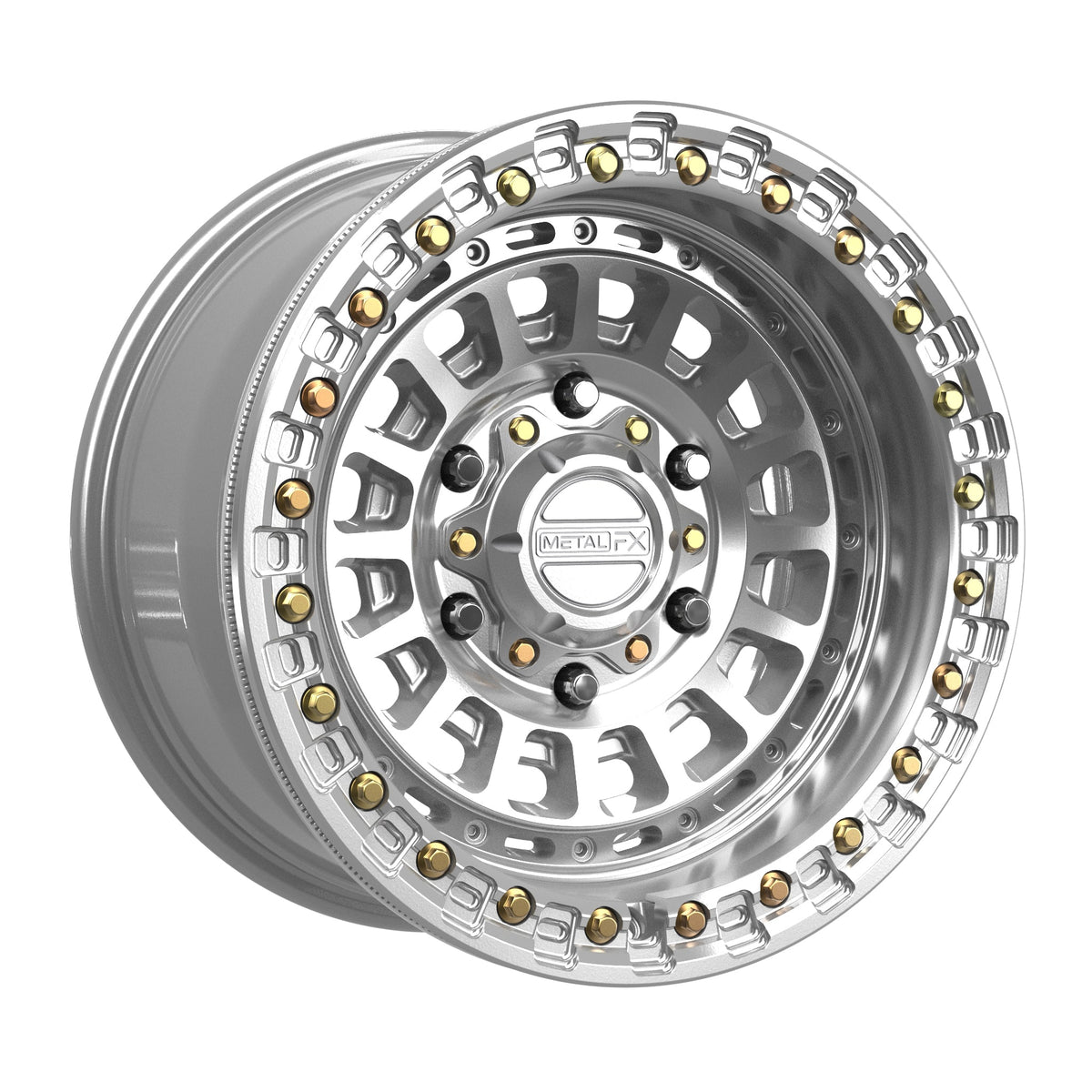Sicario 6R Beadlock | Gloss Silver Machined
