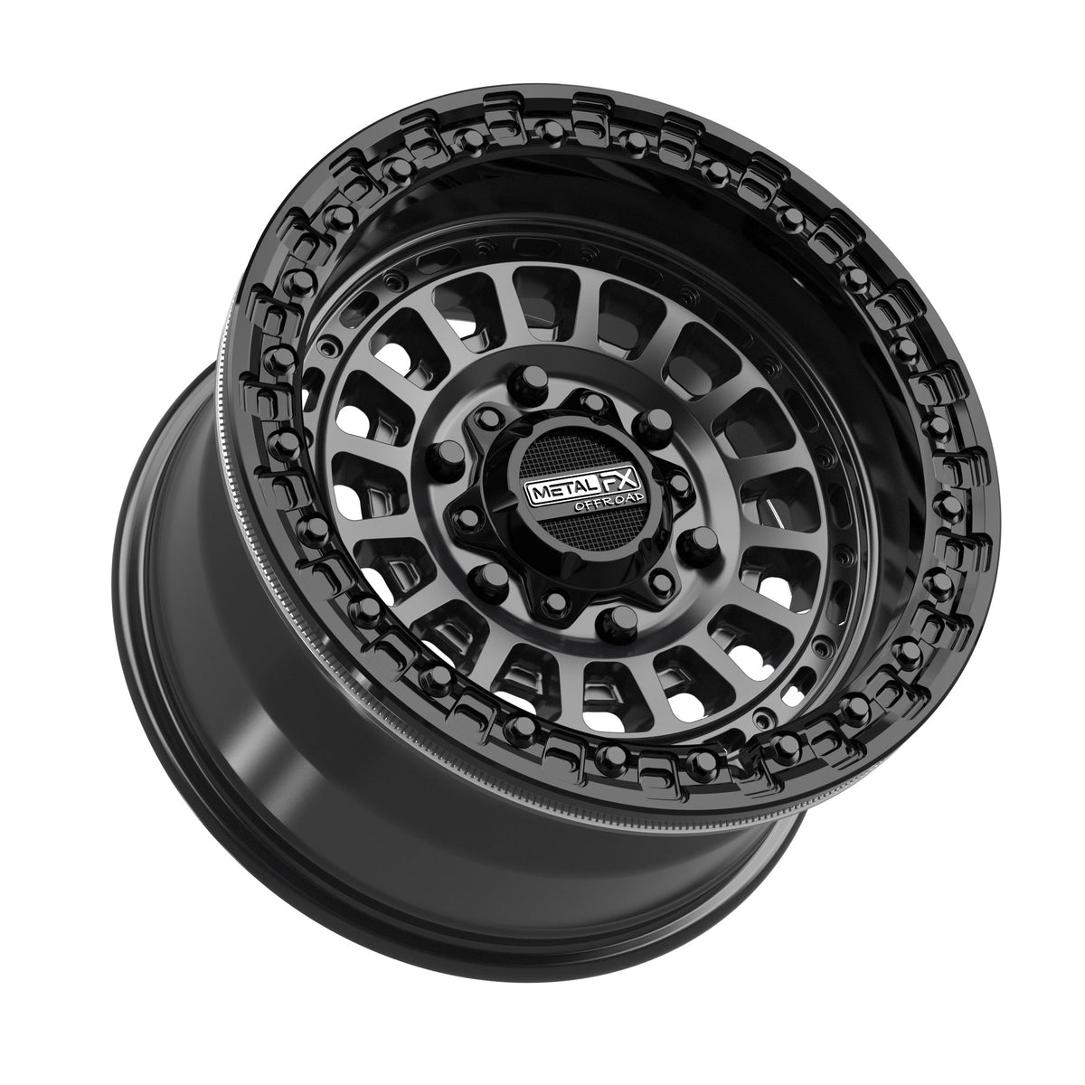 Sicario 6R Beadlock | Satin Black w/ Gloss Black Ring