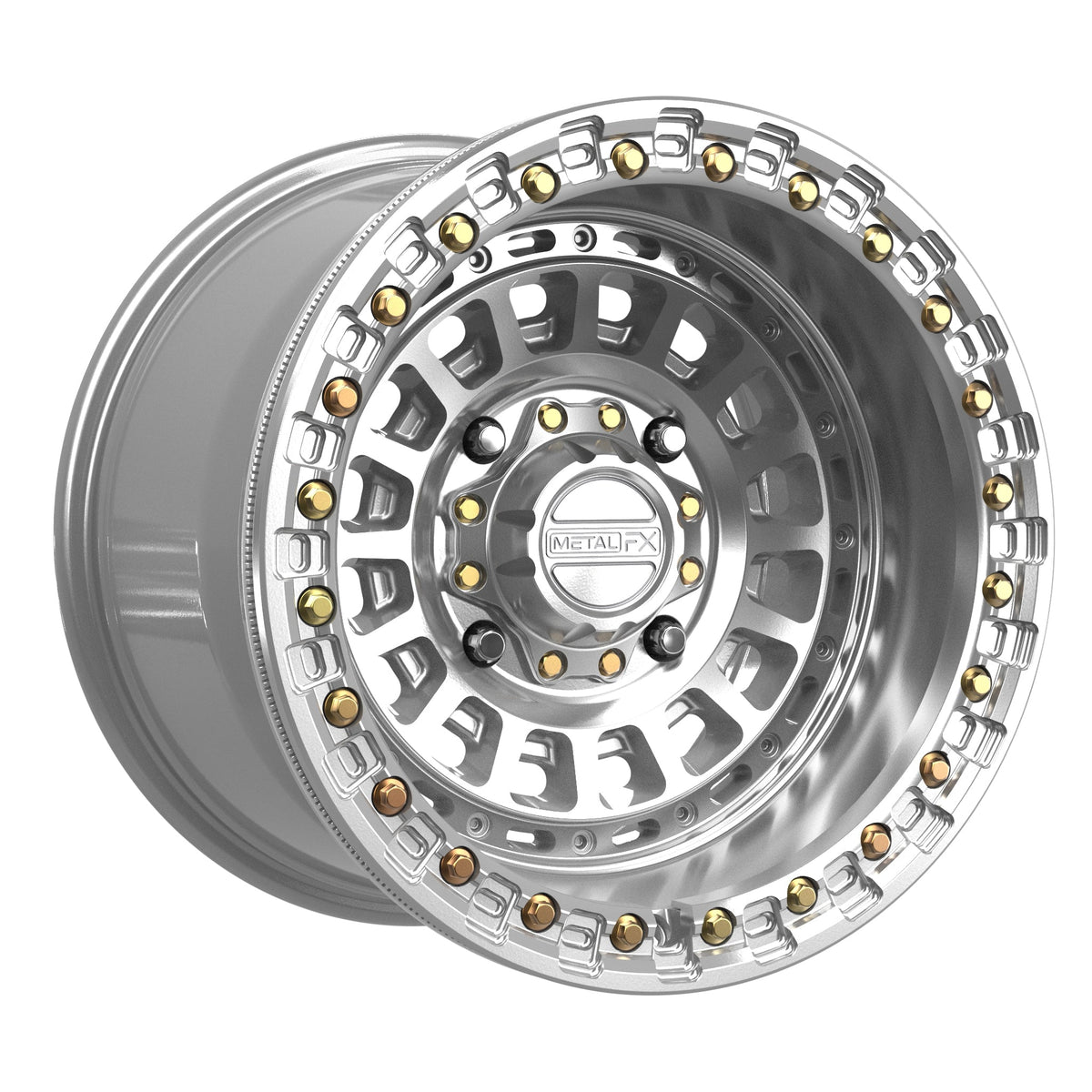 Sicario Beadlock | Gloss Silver Machined