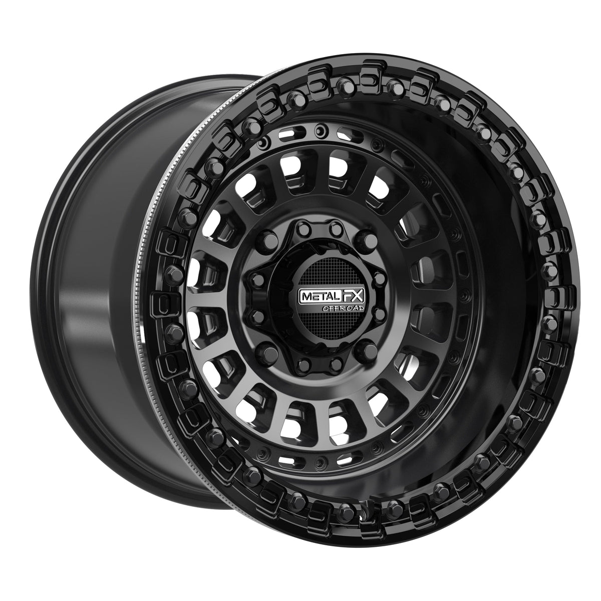 Sicario Beadlock | Satin Black w/ Gloss Black Ring