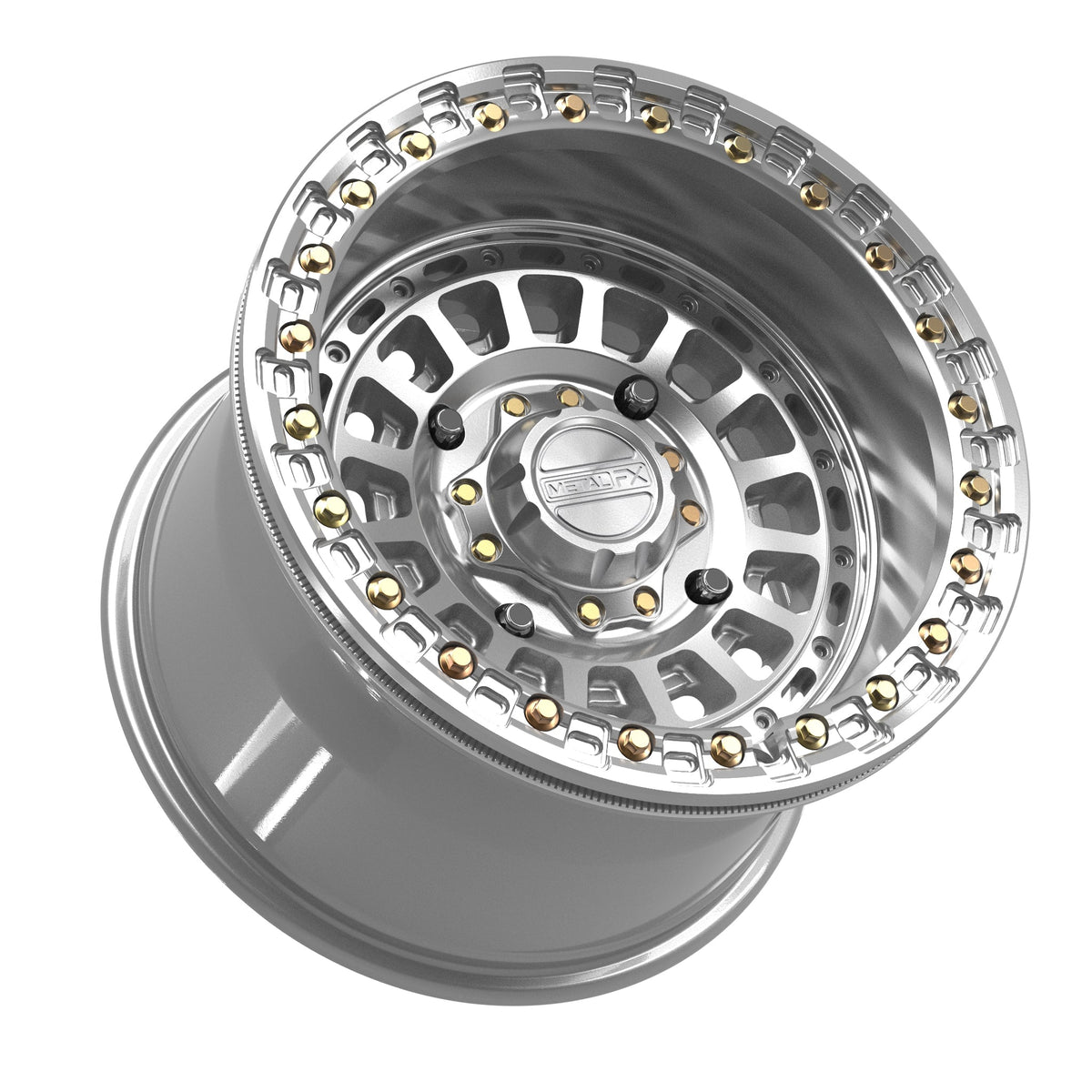 Sicario Beadlock | Gloss Silver Machined