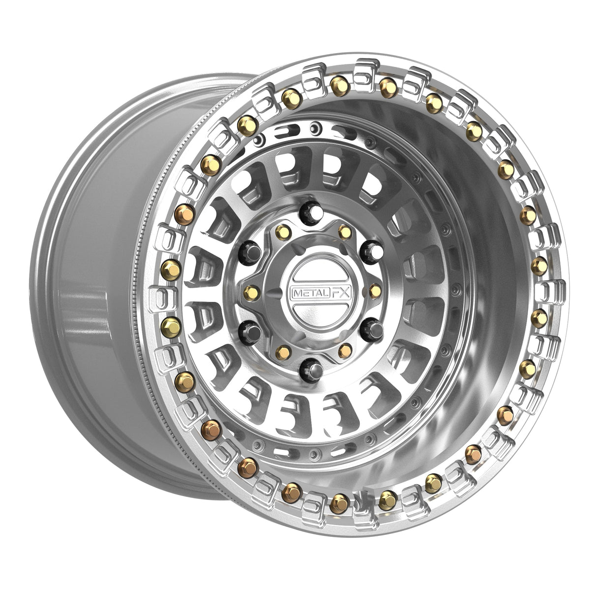 Sicario 6R Beadlock | Gloss Silver Machined