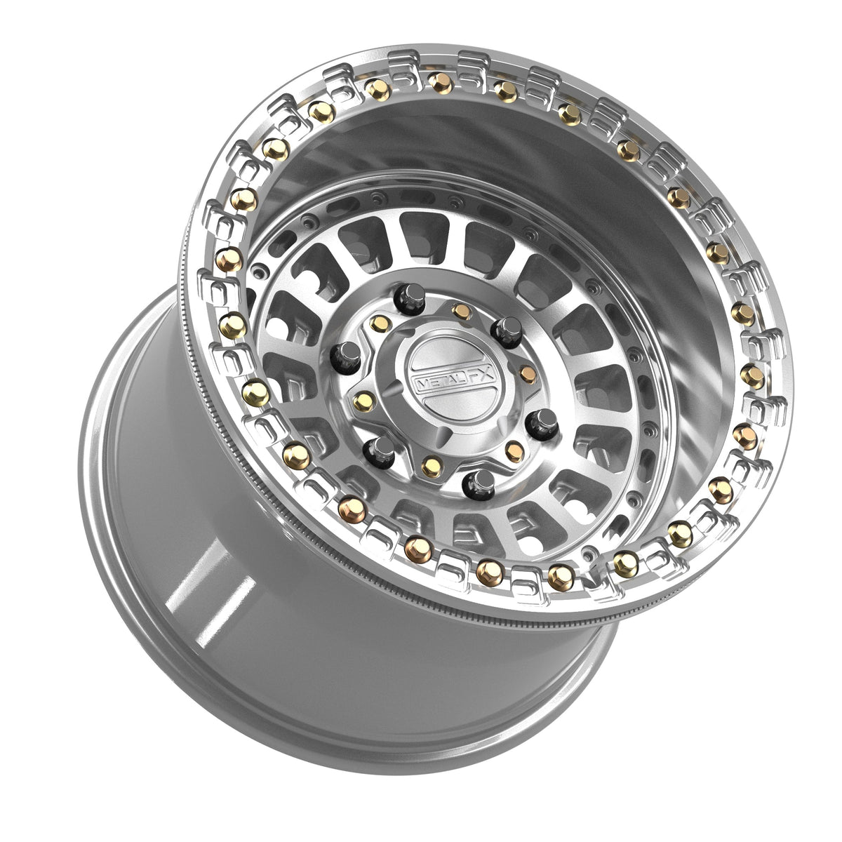 Sicario 6R Beadlock | Gloss Silver Machined