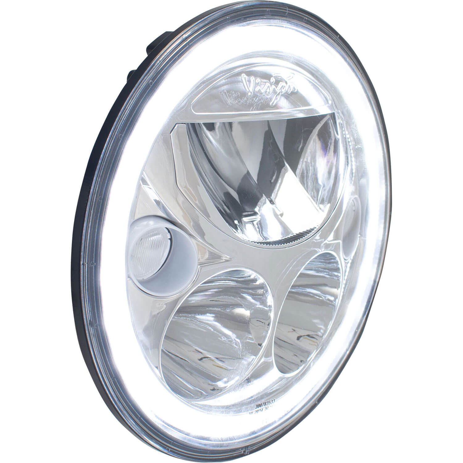 Single 7" Round VX Headlight (with Low-High-Halo)