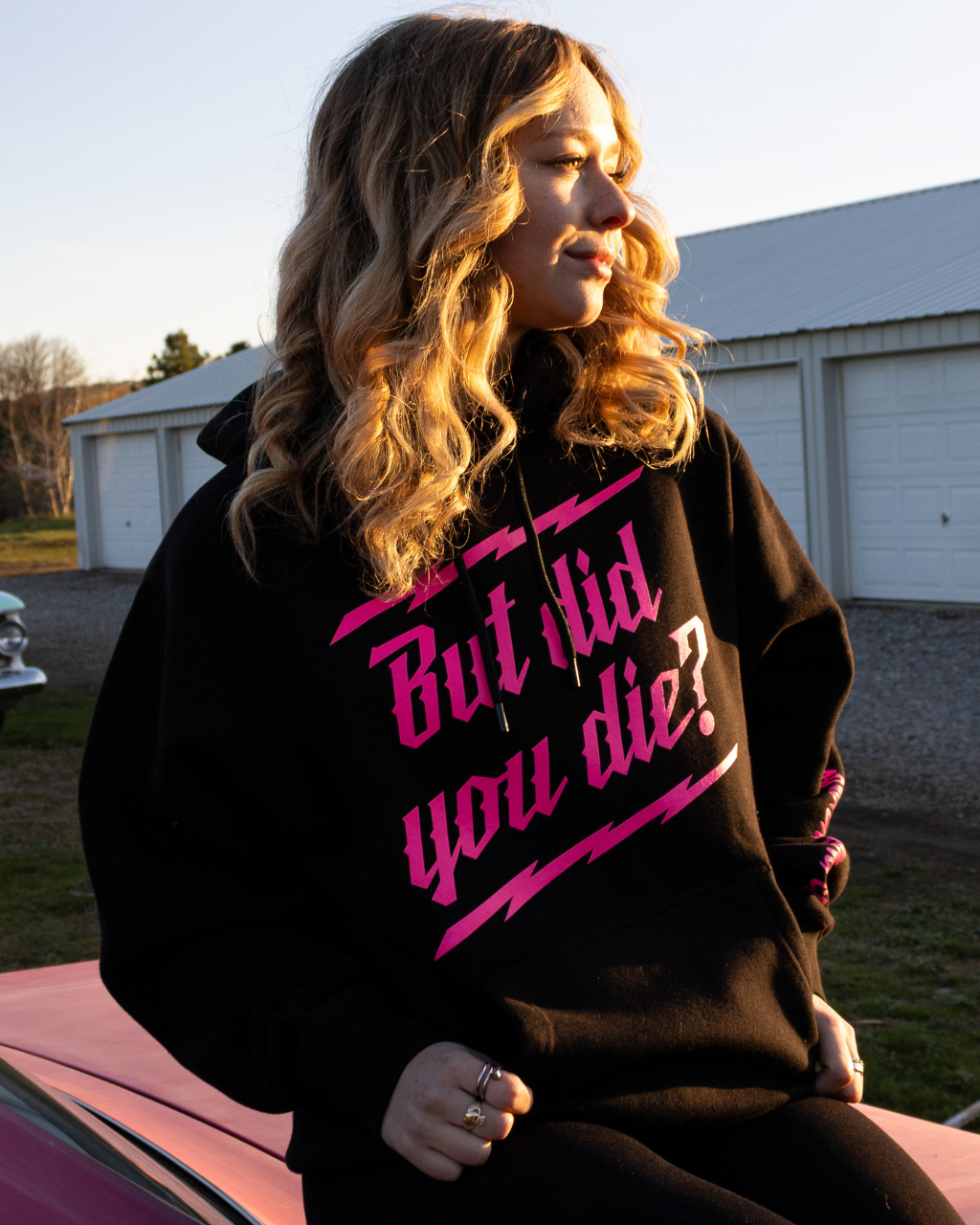 But Did you Die? Heavyweight Pullover Hoodie