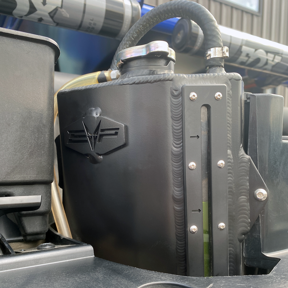 Evolution Powersports - Engine & Transmission - High-Volume Aluminum Coolant Reservoir Tank for Can-Am Maverick X3