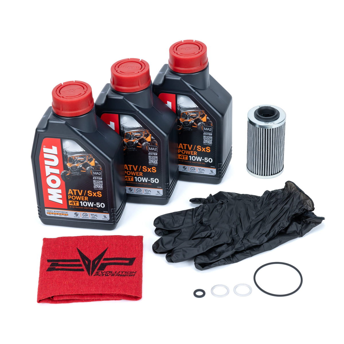 Evolution Powersports - Tools & Maintenance - EVP Motul® Oil Change Kits for Can-Am Maverick R