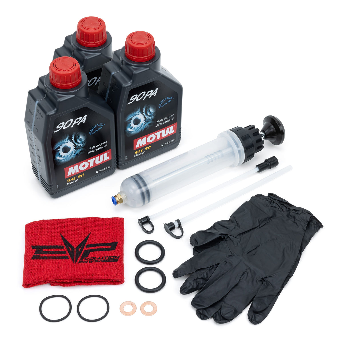 Evolution Powersports - Tools & Maintenance - EVP Motul® Driveline Oil Change Kit for Kawasaki Teryx H2