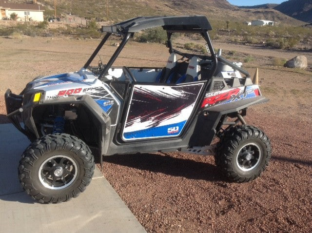 RZR Voodoo Blue sticker kit