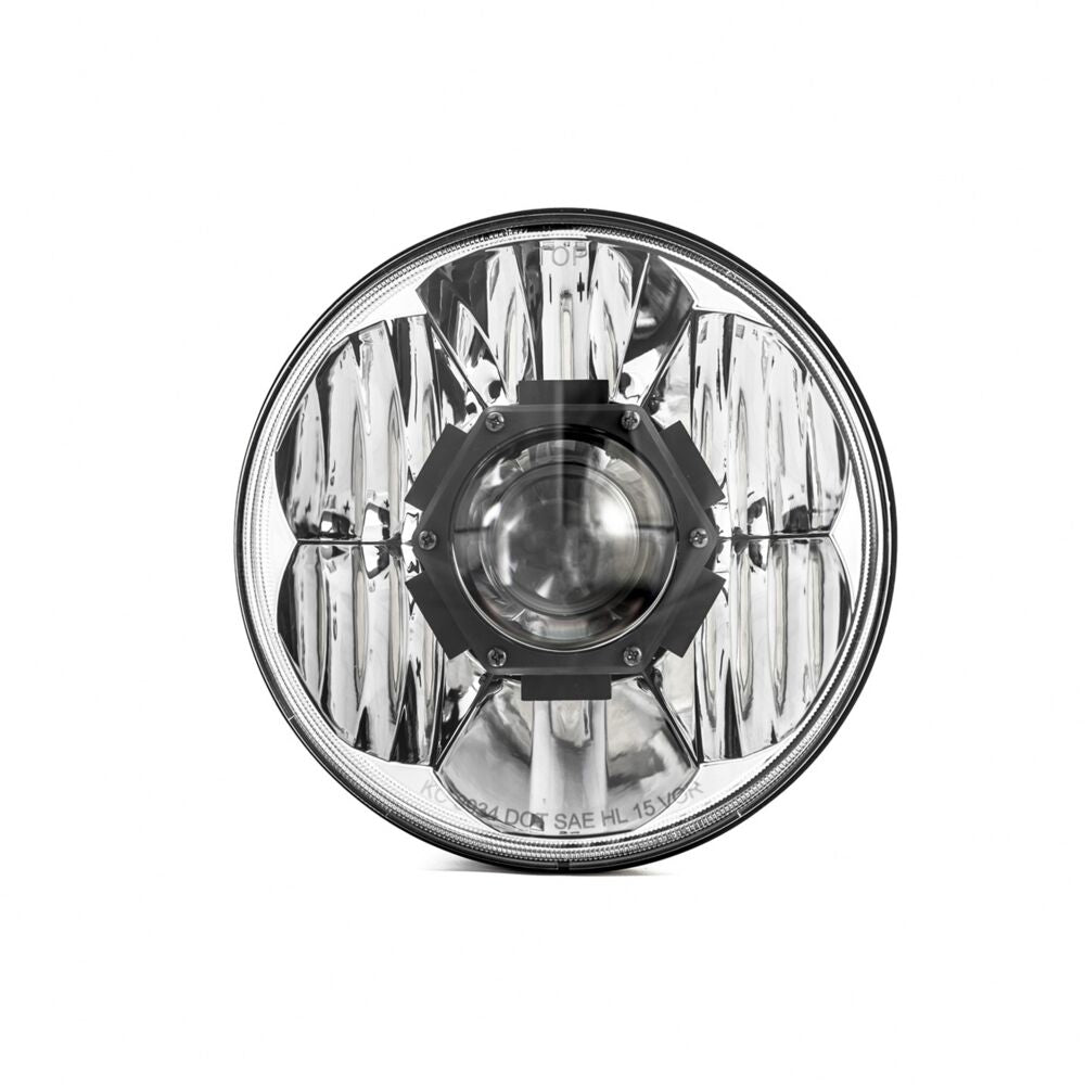 7" Gravity® LED Pro DOT Headlight - Driving Beam - Single - Universal / 07-18 Jeep JK - # 4234