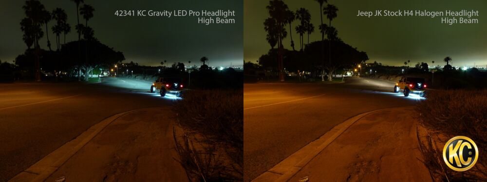 7" Gravity® LED Pro DOT Headlight - Driving Beam - Single - Universal / 07-18 Jeep JK - # 4234