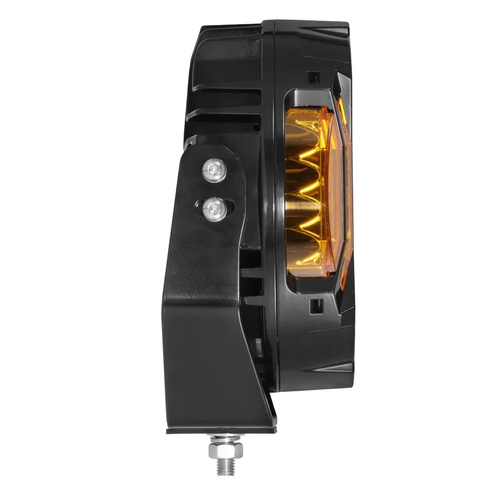 V-ULTRA Series | 9 Inch 300W LED Side Shooter Amber Driving Lights with Amber DRL