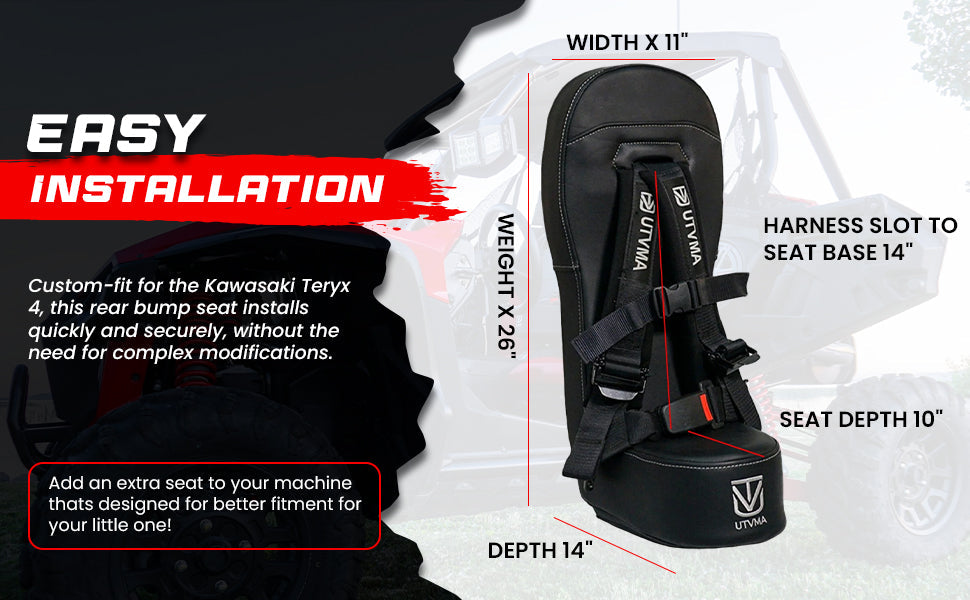Teryx 4 Rear Bump Seat (2012+)