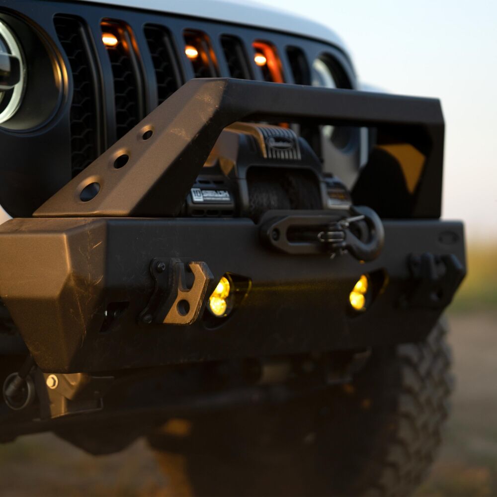 FLEX ERA® 3 Dual Mode SAE Fog LED Light Pods - 2-Light Master Kit - Jeep JK/JL/JT Steel Bumpers - # 97149
