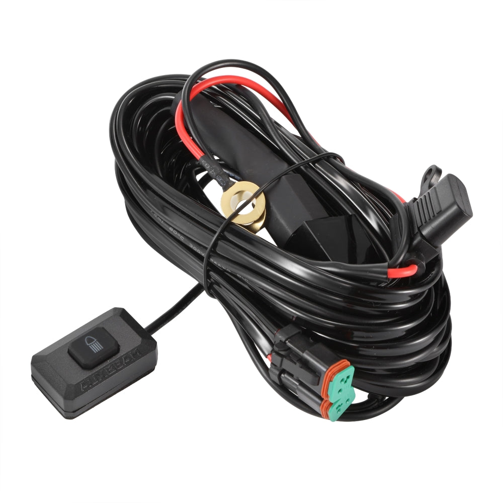2.5M 16AWG Wiring Harness Customized for AUXBEAM Pod Lights