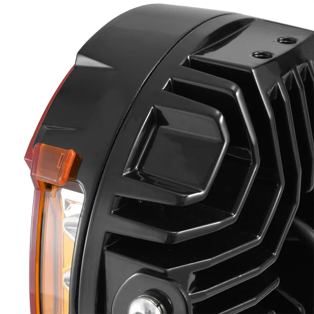 V-ULTRA Series 3/5/7/9 Inch LED Pod Lights Dark Amber Cover Light Shield Cover