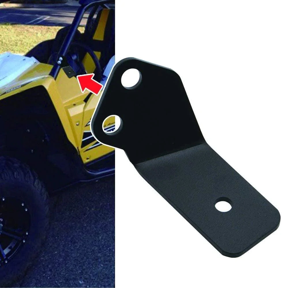 4 inch Classic-SM Series Dual Row LED Pod Lights Flood Beam & A-Pillar Mounting Bracket for 2016-2021 Yamaha YXZ 1000R models