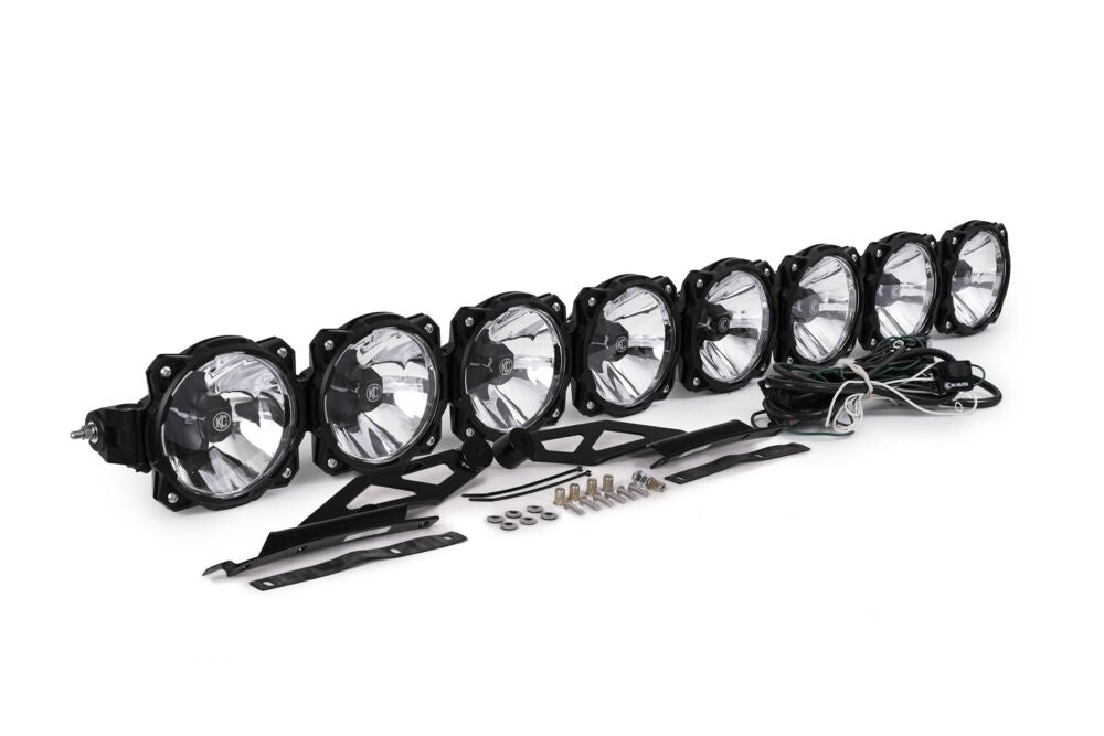 Bracket Set - Light Bar - Overhead Mount - Pair - for 05-23 Toyota Tacoma Reg Ext Cab - # 7380