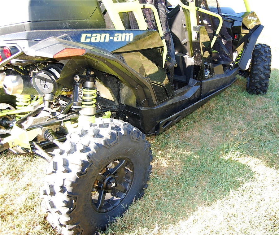 Trail Armor Can Am Maverick Max X DS 1000R Turbo, Can Am Maverick Max X RS 1000R Turbo, Can Am Maverick Max Turbo Full Skids with Integrated Slider Nerfs 2015 - 2018