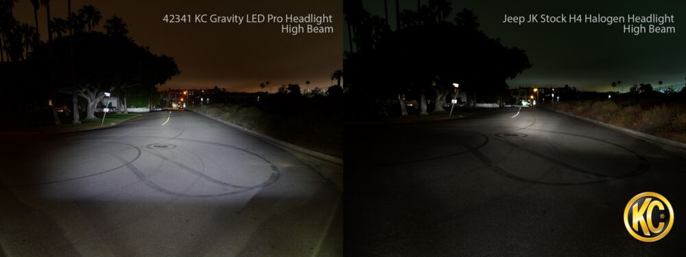 7" Gravity® LED Pro DOT Headlight - Driving Beam - Single - Universal / 07-18 Jeep JK - # 4234