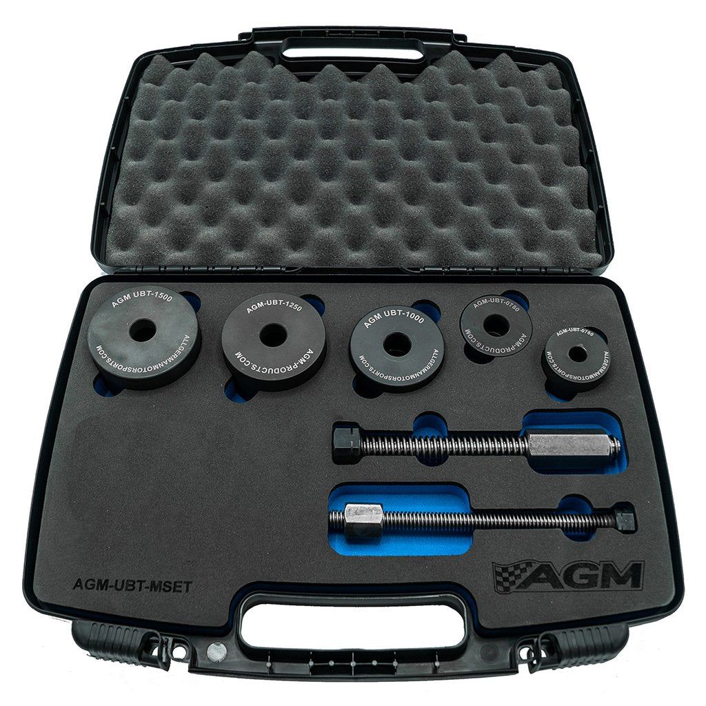 Master Uniball Set W/ .750 .875 1.0 1.250 and 1.500 Inch Tools Plus 1-.500 and .750 Inch Screw AGM Products