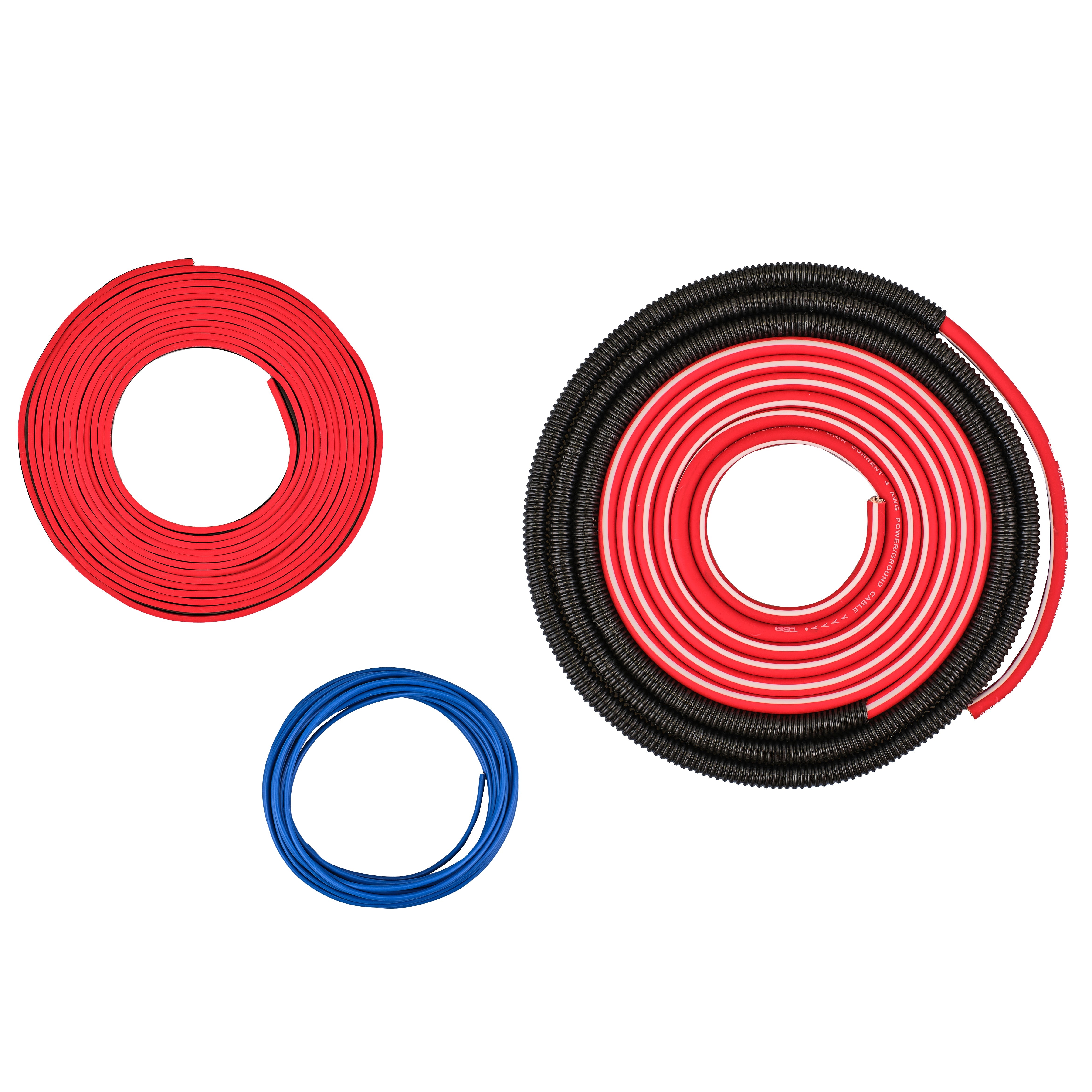 4-GA Amplifier Installation Kit - RED