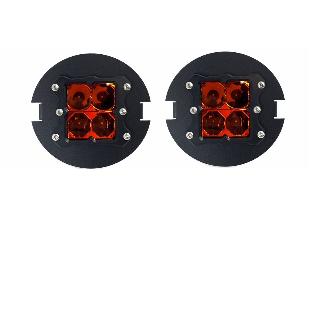 Toyota Tacoma (2005-2011) & Tundra (2005-2013) Fog  Light Kit - Amber Lens