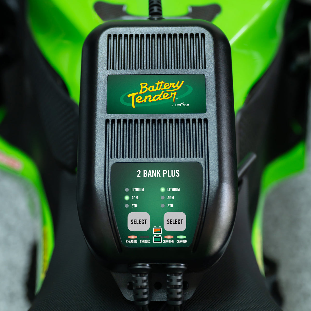 Battery Tender® 2-Bank 12V 1.25 Amp Battery Charger and Maintainer