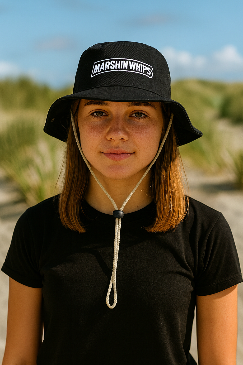 Marshin Whips Black Bucket Hat