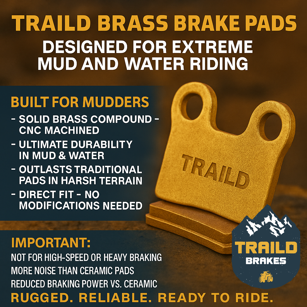 CFMoto U10 PRO/U10XL PRO 2025-2026 Brass Brake Pad Set
