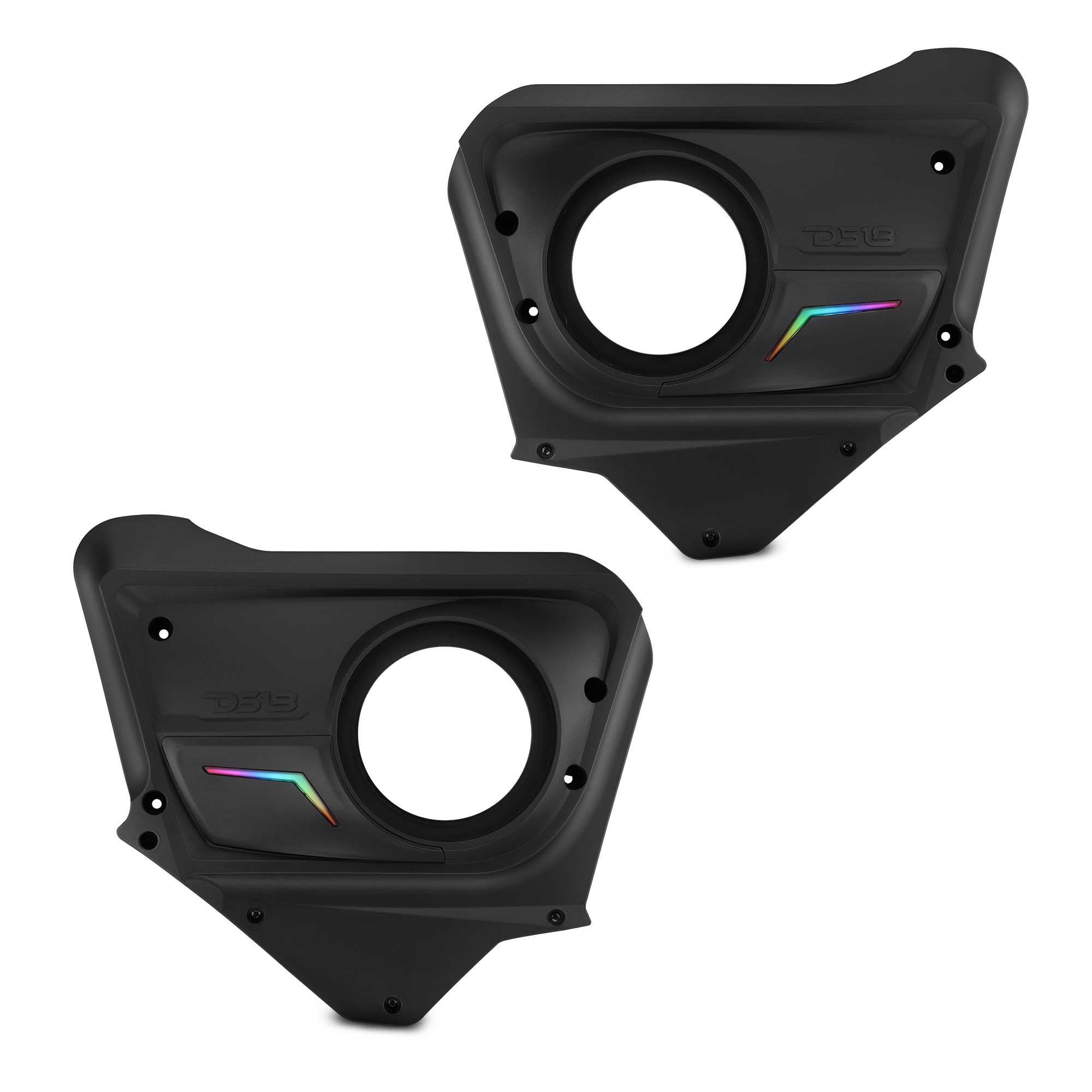 Can-Am Maverick X3 (2017-Up) Rear Door Speaker Panels with Digital LED Badge