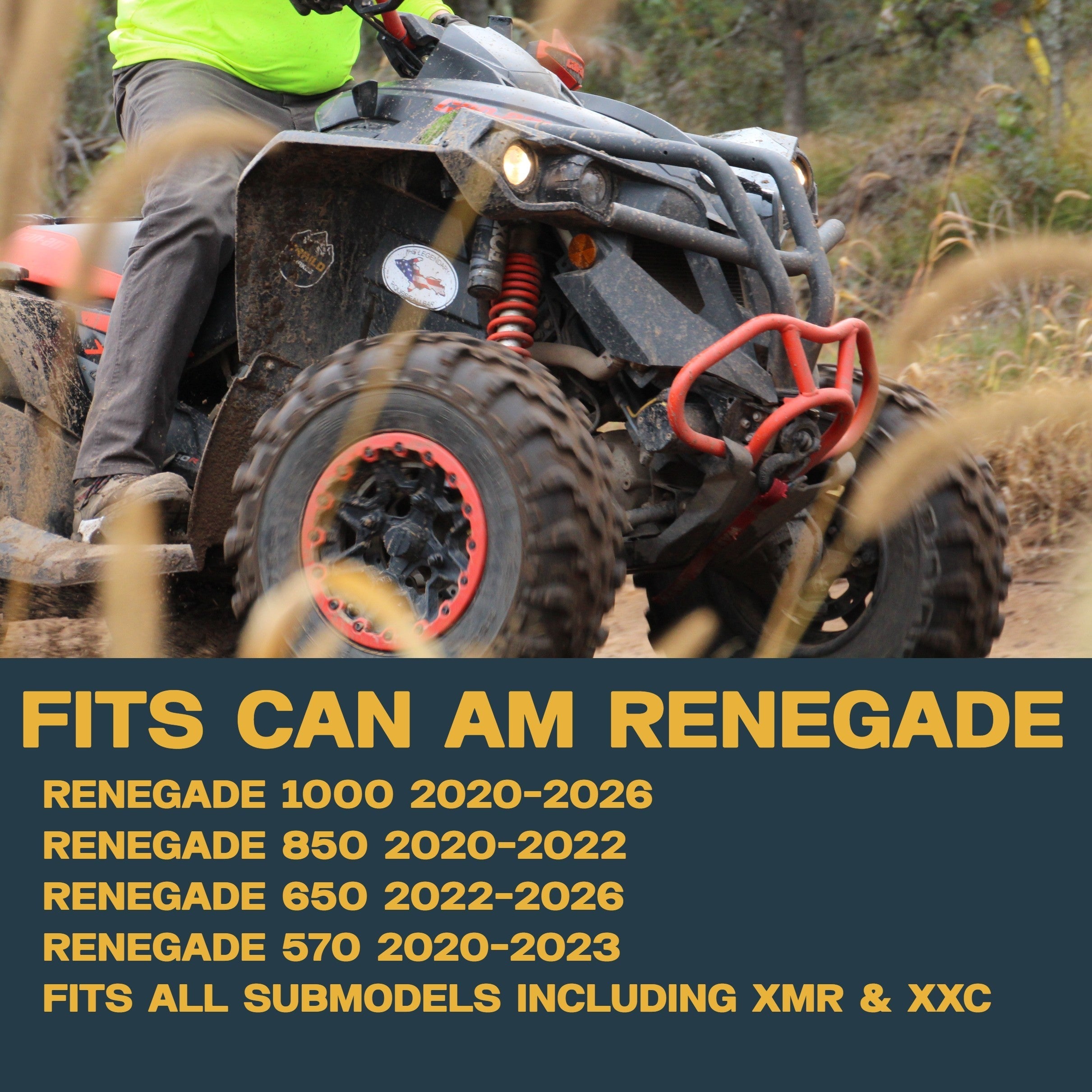 Can-Am Renegade 1000/850/650/570 2020-2026 Ridge Rider Disc Brake Rotor Kit