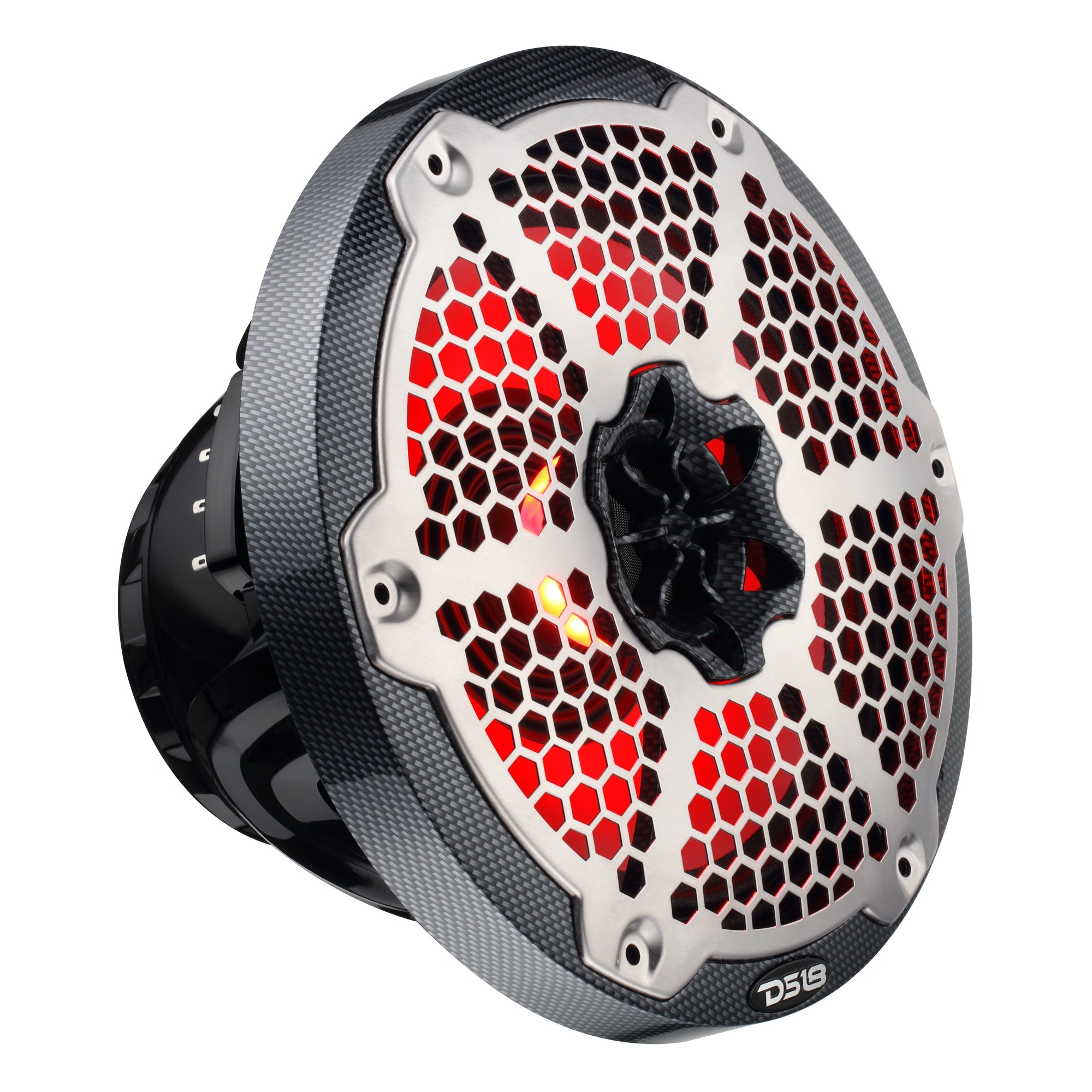 8” Marine 2-Way Hybrid Speaker with RGB LED, Compression Driver and Neodymium Magnet | 350W RMS 4-Ohm