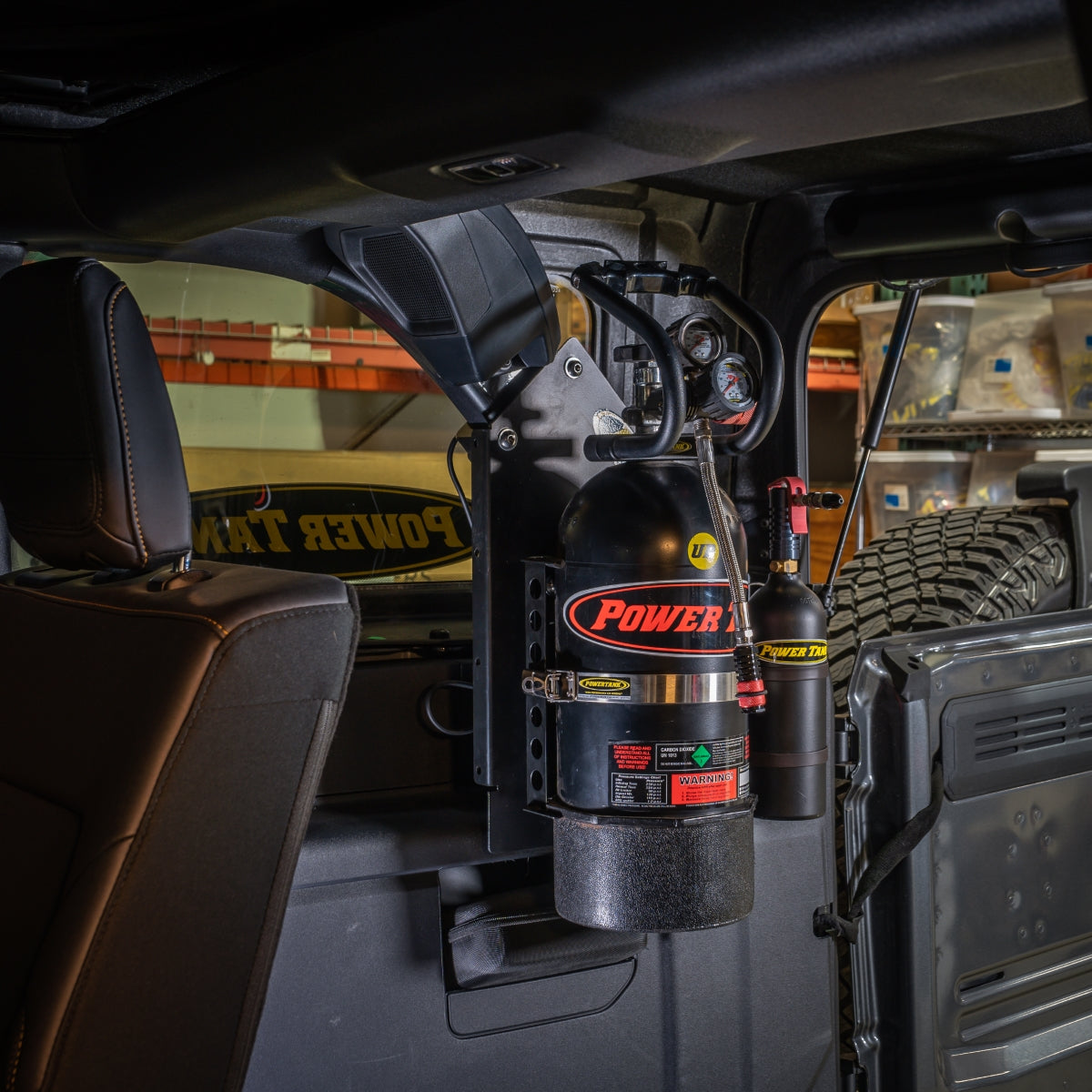 4 Door Bronco Plate - Power Tank or Propane Tank mount (6th Gen 2021+)