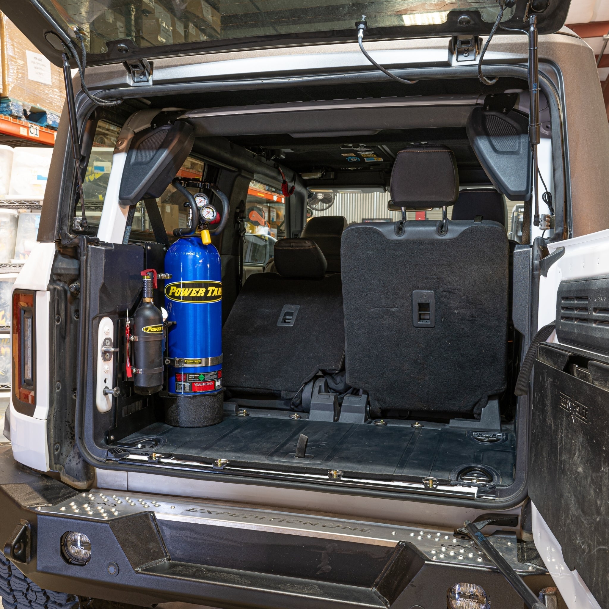 2 Door Bronco Plate - Power Tank or Propane Tank mount (6th Gen 2021+)