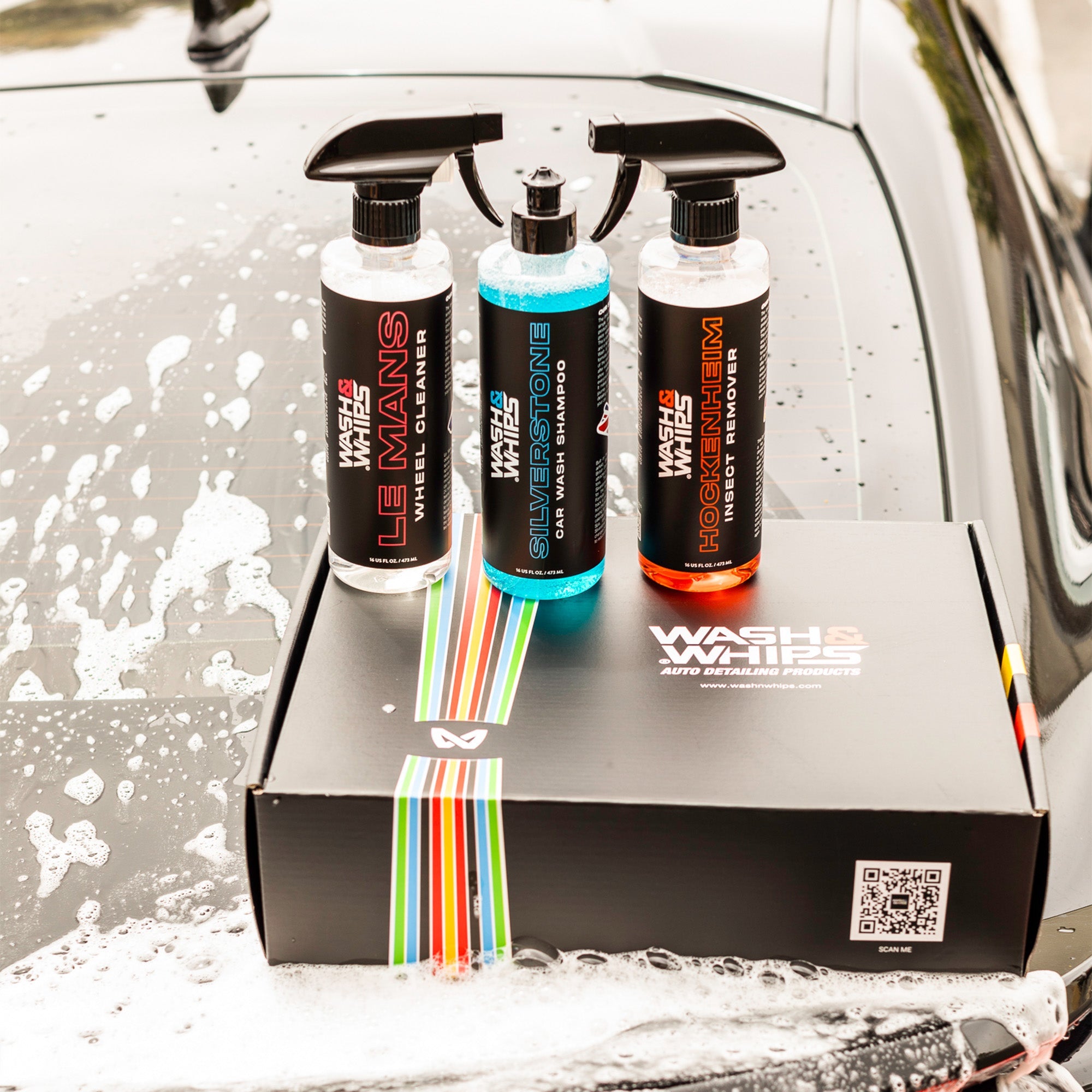 WASH&WHIPS 3-Step Car Care System
