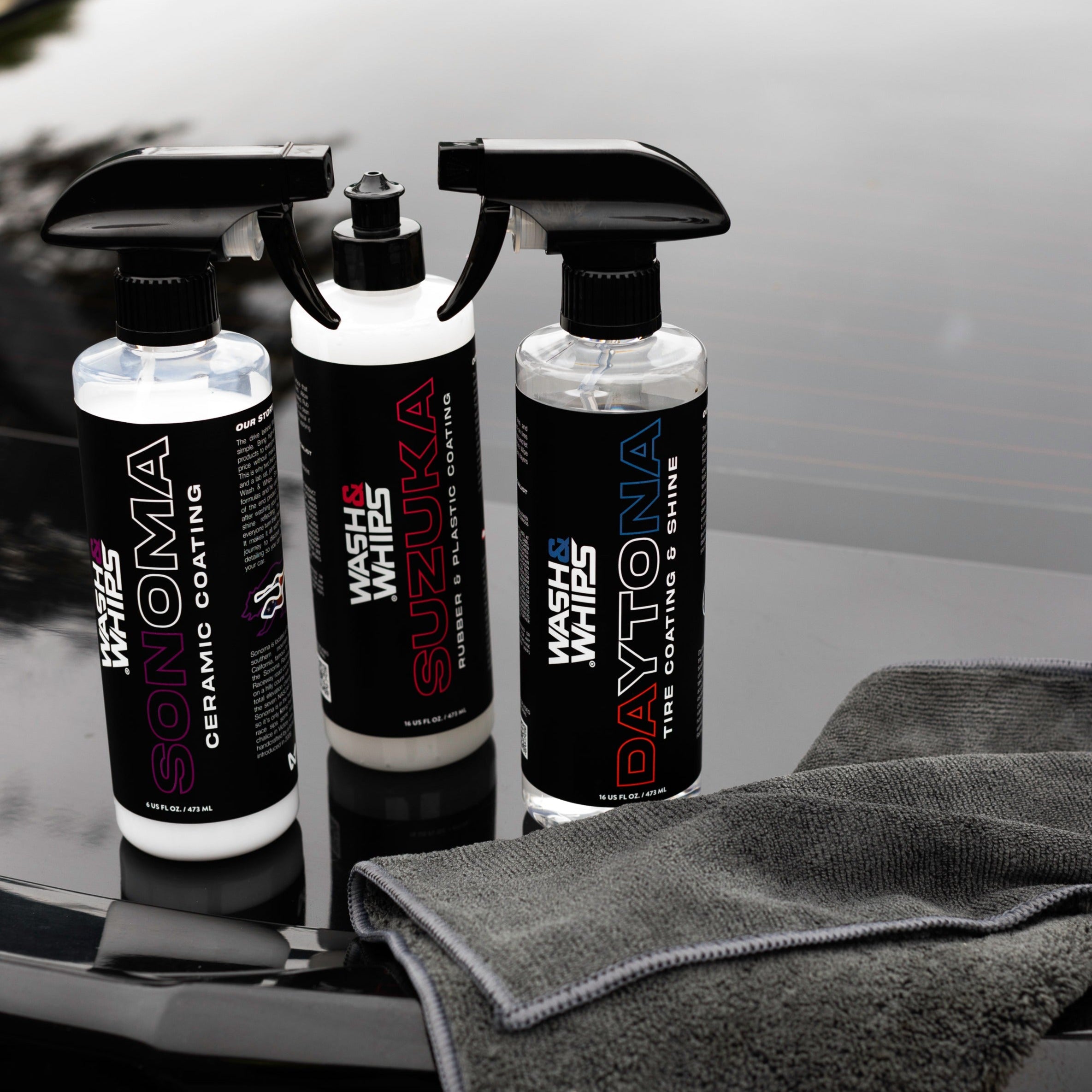 WASH&WHIPS 3-Step Car Care System