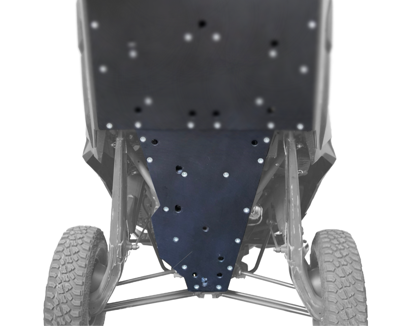 Can-Am Maverick R UHMW Rear Skid Plate