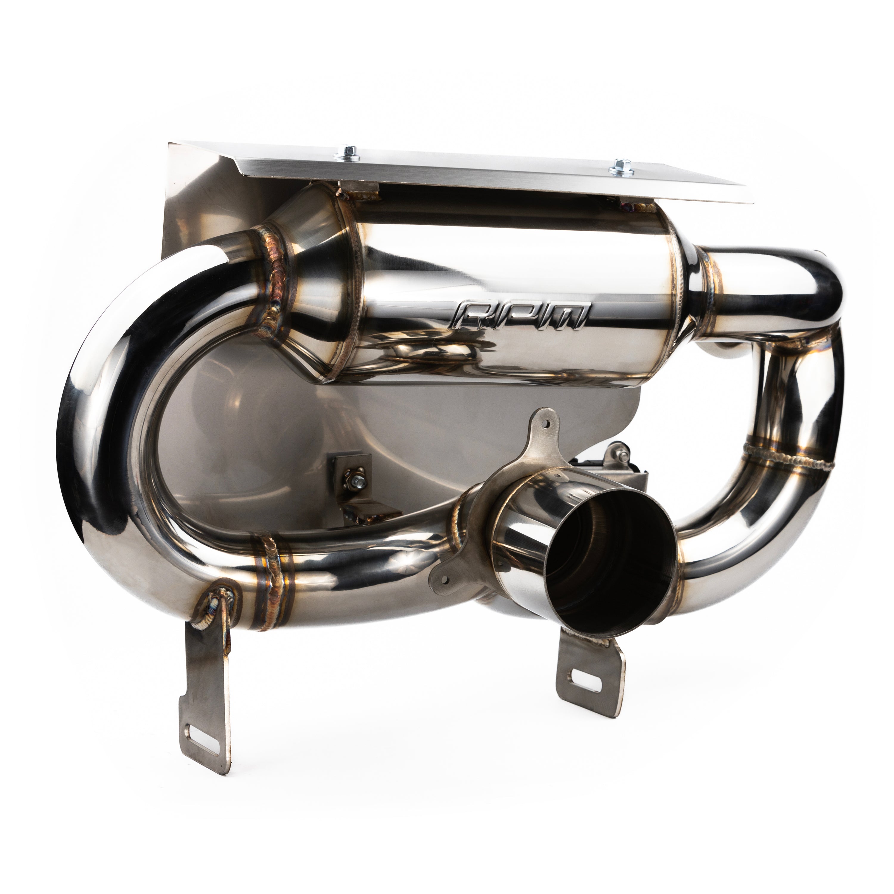 RPM X3 E-Valve Slip On Exhaust Sport Muffler Can-Am Maverick X3 Turbo R & RR 2017-2025
