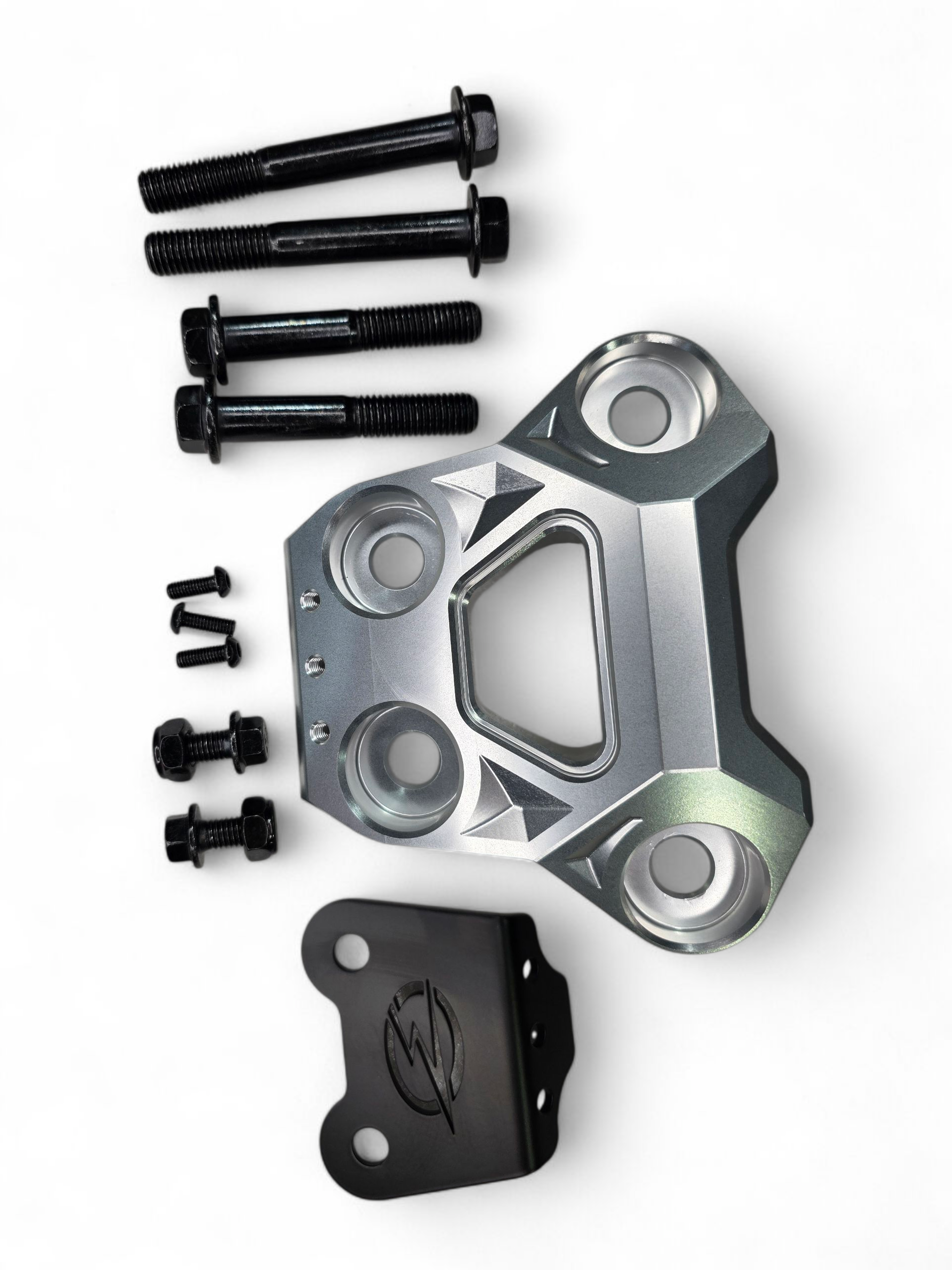 2024+ Can Am Maverick R Radius Rod Plate (Clear)