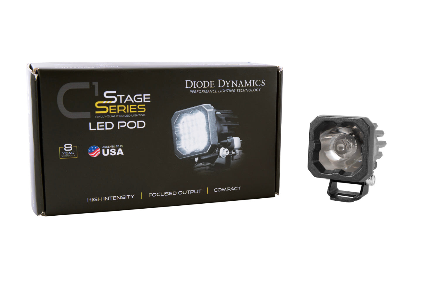 Stage Series C1 LED Pod Sport White Flood Standard ABL Each Diode Dynamics