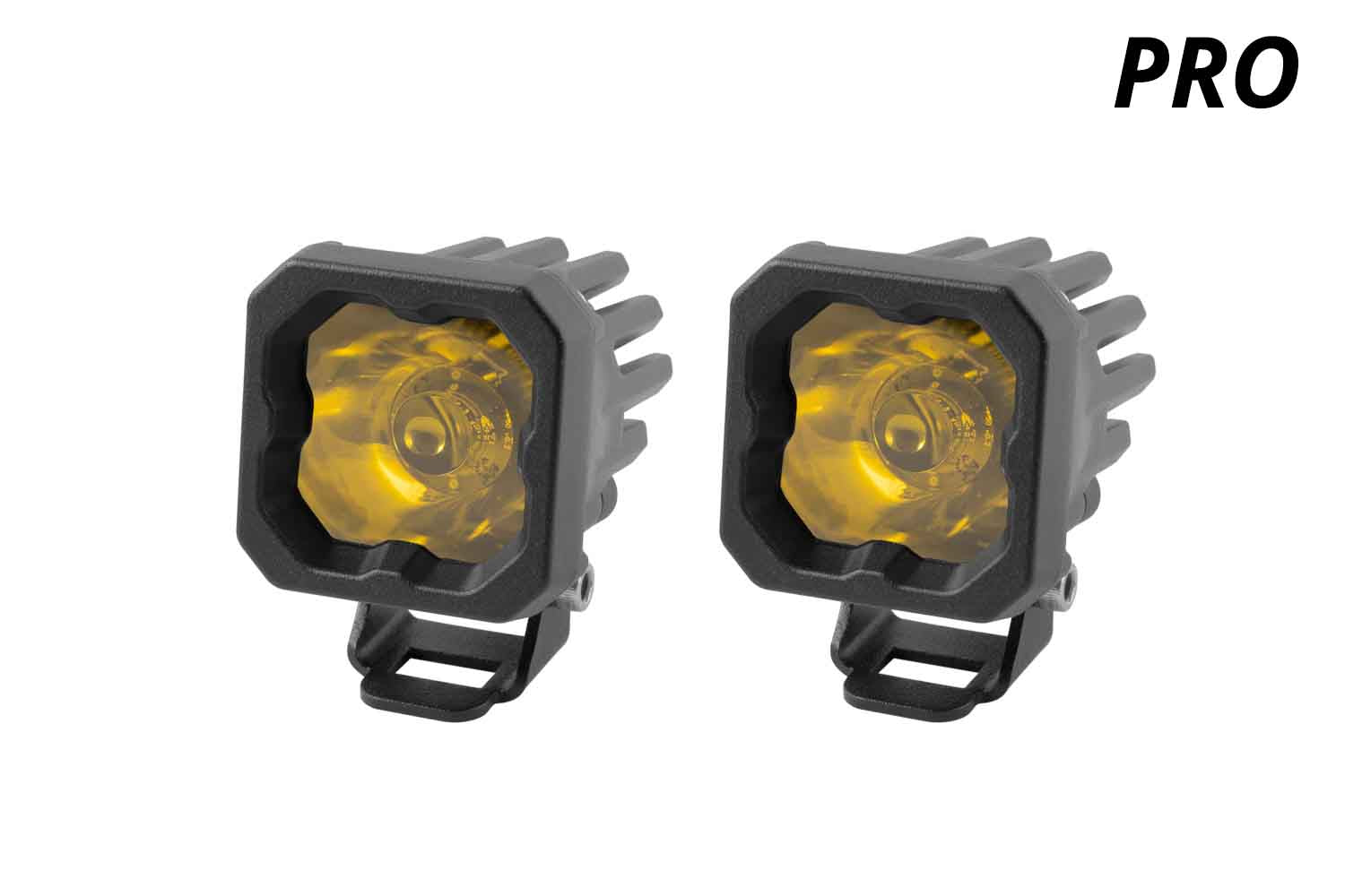Stage Series C1 LED Pod Pro Yellow Wide Standard ABL Pair Diode Dynamics