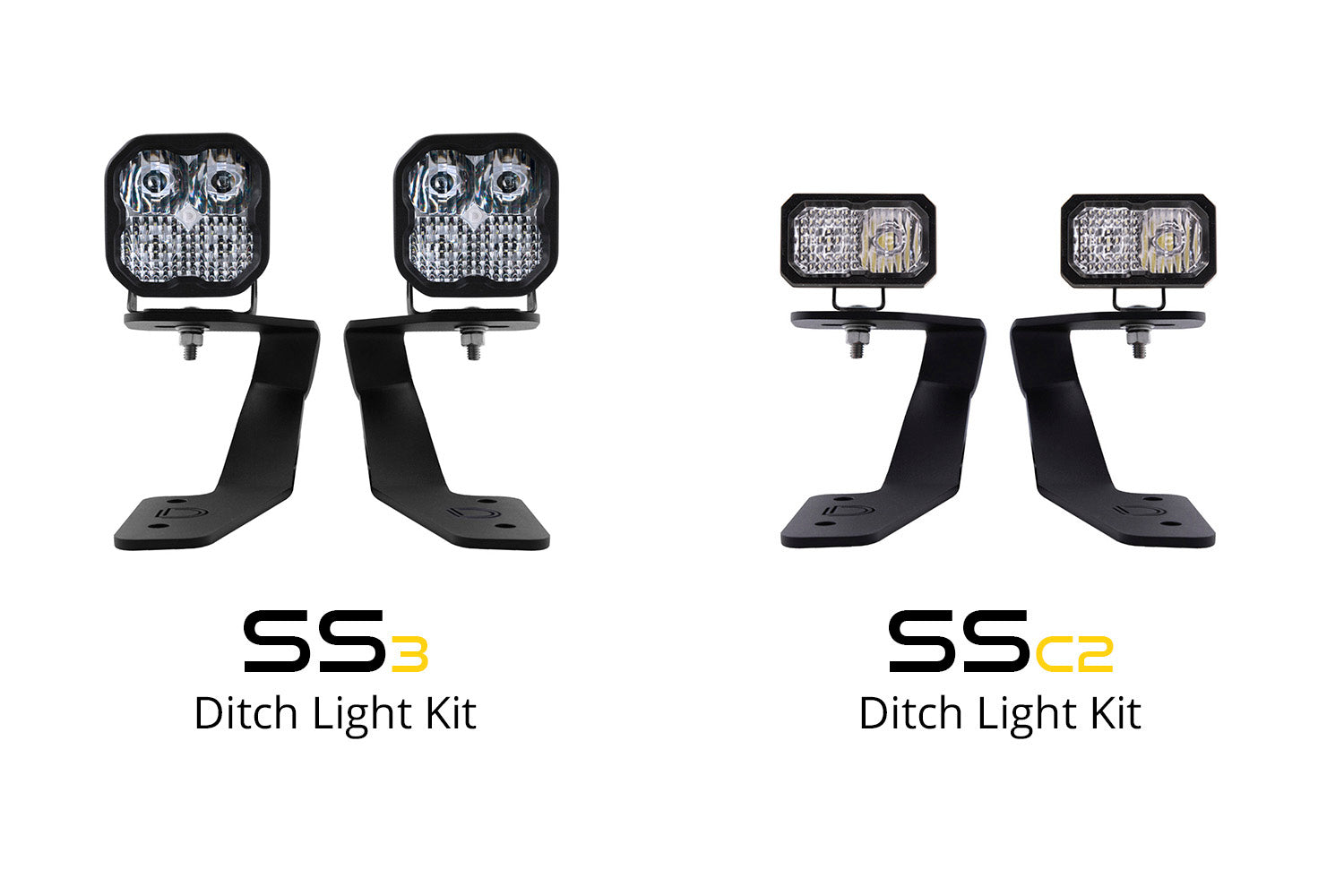 SS3 LED Ditch Light Kit for 2018-2021 Subaru Crosstrek, Pro White Combo Diode Dynamics