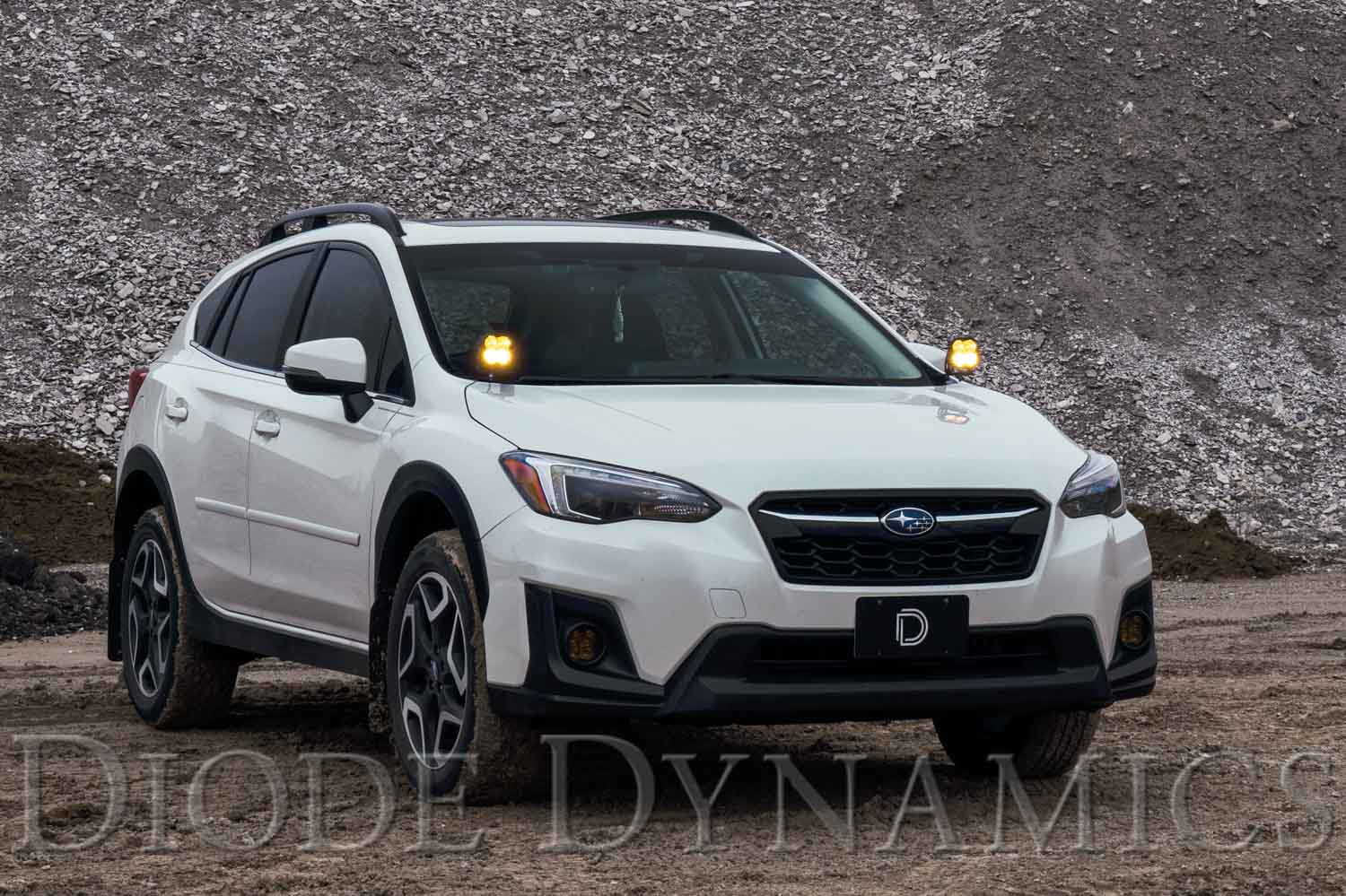 SS3 LED Ditch Light Kit for 2018-2021 Subaru Crosstrek, Pro White Combo Diode Dynamics