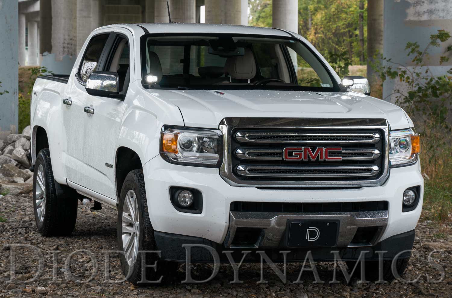SS3 LED Ditch Light Kit for 2015-2021 GMC Canyon, Sport Yellow Combo Diode Dynamics