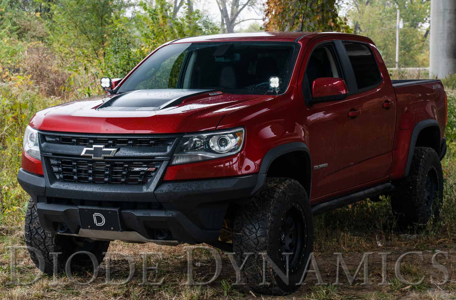 SS3 LED Ditch Light Kit for 2015-2021 Chevrolet Colorado, Pro White Combo Diode Dynamics