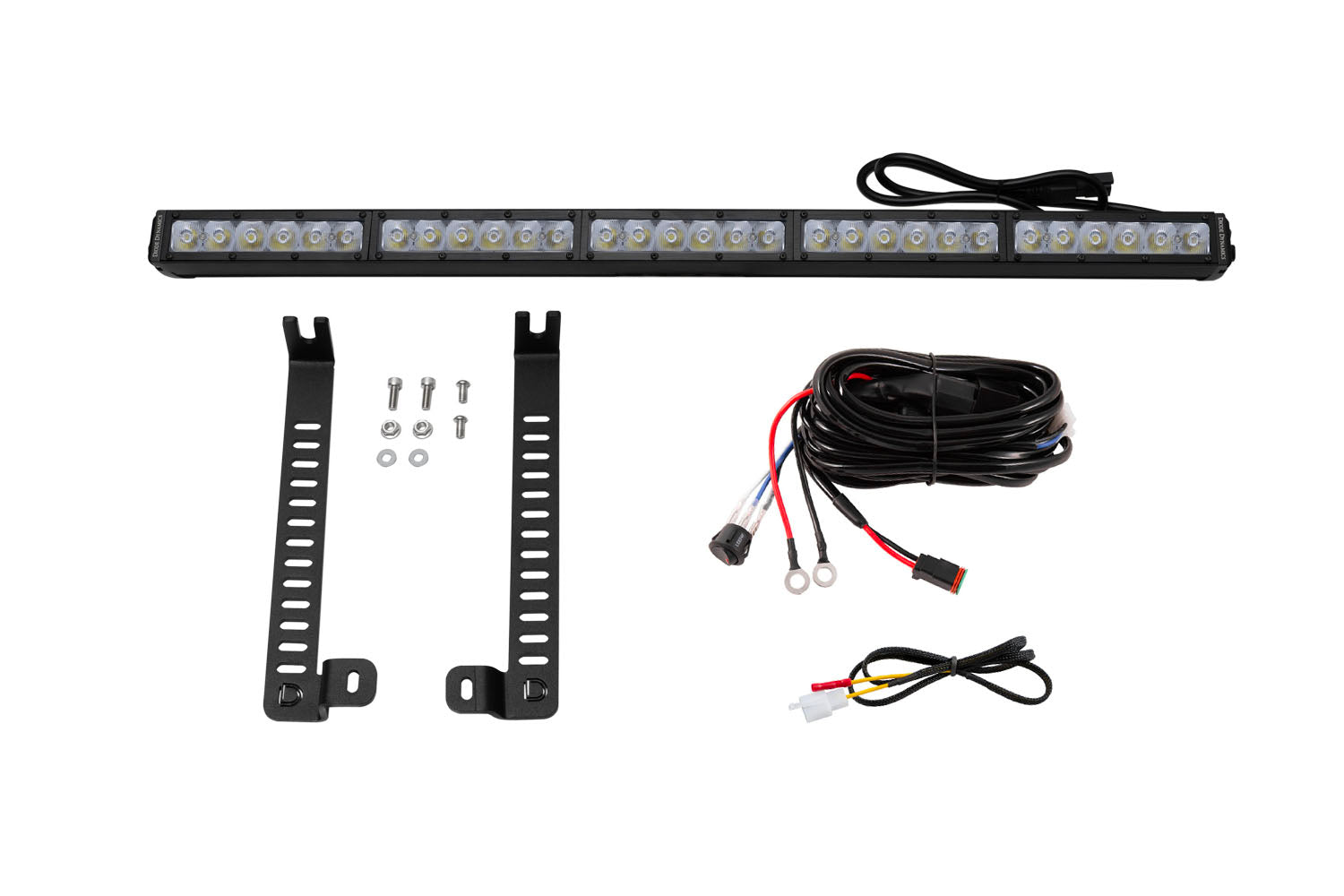 SS30 Single Stealth Lightbar Kit for 2014-2019 Toyota 4Runner White Driving Diode Dynamics