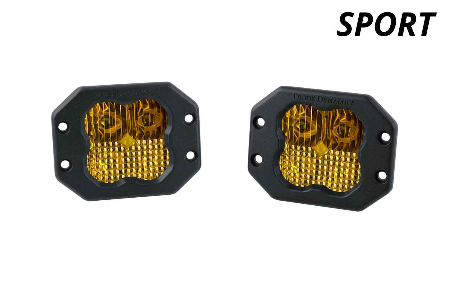 SS3 Sport ABL Yellow Driving Flush Pair Diode Dynamics