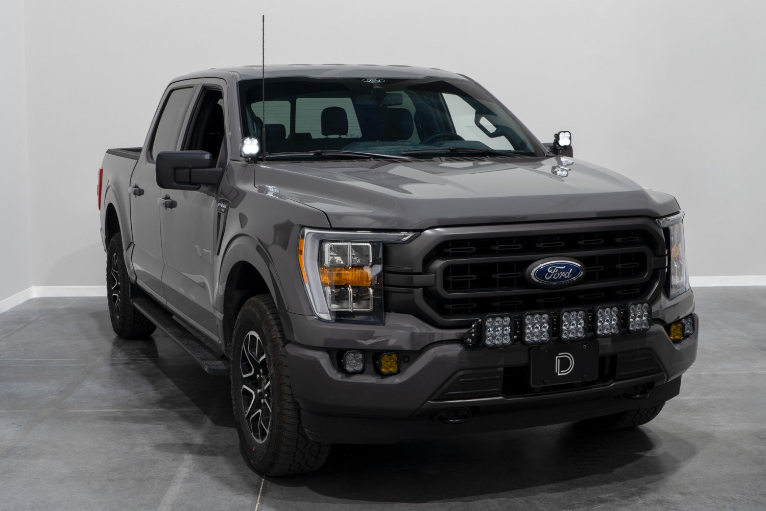 Stage Series Backlit Ditch Light Kit for 2021-2022 Ford F-150, SSC2 Pro Yellow Combo Diode Dynamics