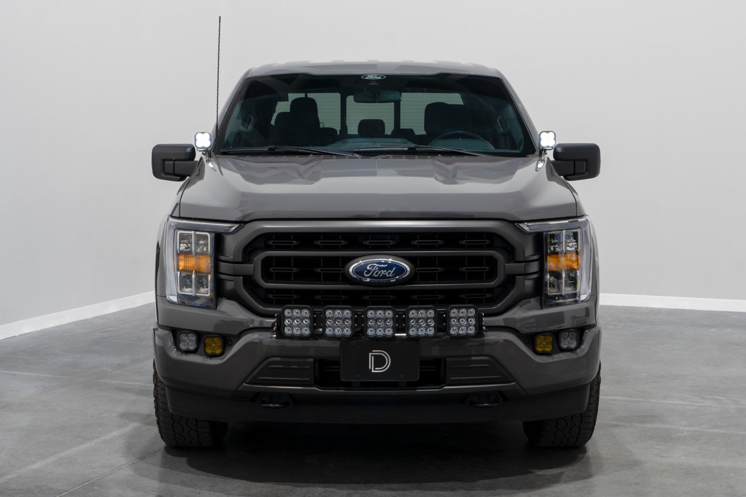 Stage Series Backlit Ditch Light Kit for 2021-2022 Ford F-150, SSC2 Pro Yellow Combo Diode Dynamics
